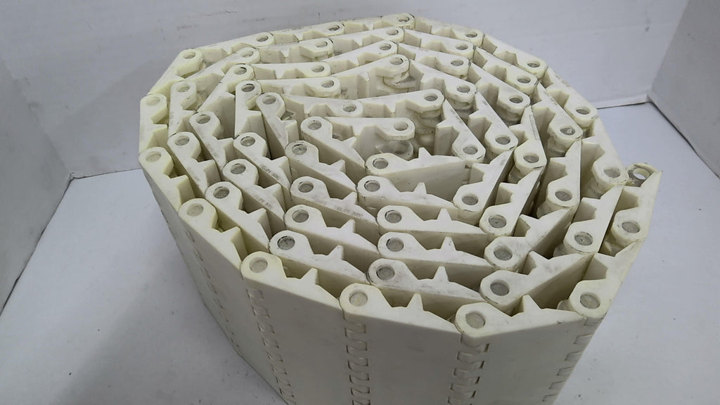 White plastic Conveyor Belting 10' L X 6" W