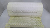 White Plastic Conveyor Belting Calculated Not Measured 5'L X 12" W