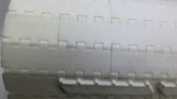 White Plastic Conveyor Belting Calculated Not Measured 5'L X 12" W