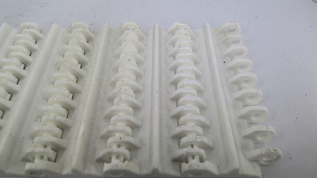White Plastic Conveyor Belting Calculated Not Measured 3' L X 6" W