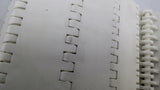 White Plastic Conveyor Belting Calculated Not Measured 3' L X 6" W