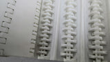 White Plastic Conveyor Belting Calculated Not Measured 3' L X 6" W