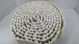 White Plastic Conveyor Belting 20' L X 3 1/4" W