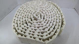 White Plastic Conveyor Belting 20' L X 3 1/4" W