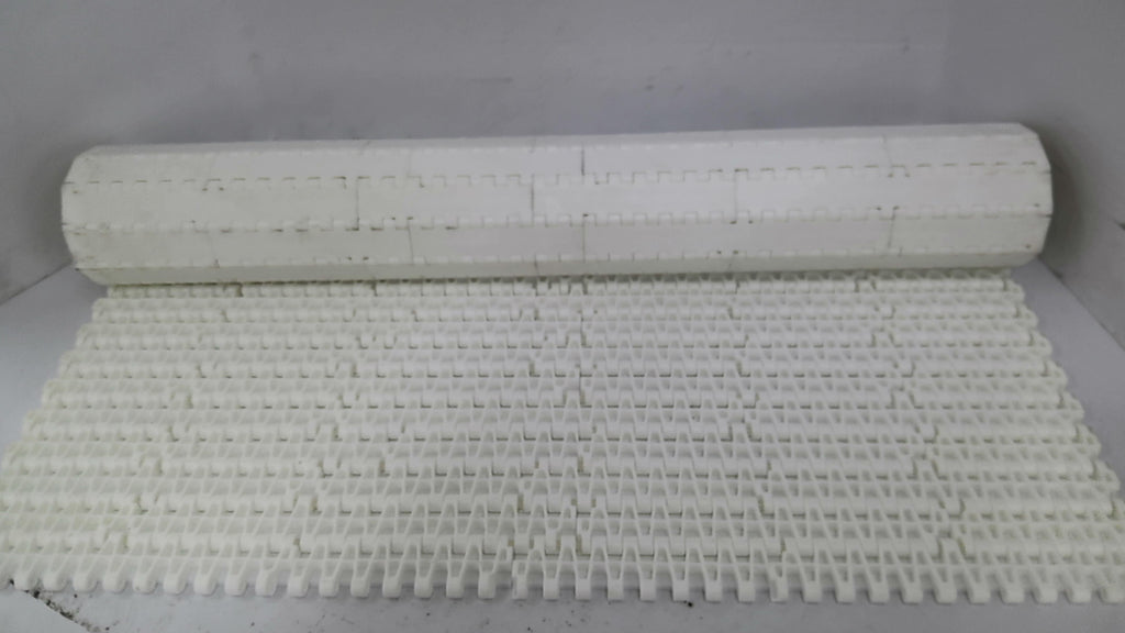 White Plastic Conveyor Belting 3' L X 2' W