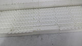 White Plastic Conveyor Belting 3' L X 2' W