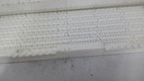 White Plastic Conveyor Belting 3' L X 2' W