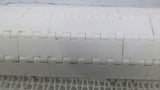 White Plastic Conveyor Belting 3' L X 2' W