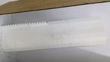 White Plastic Conveyor Belting 3' L X 2' W