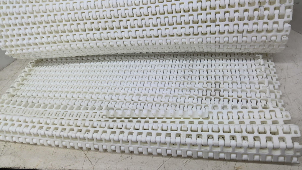 White Plastic Conveyor Belting 8' L X 2' W