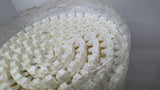 Habasit M2540 Radius Flush White Polypropylene Conveyor Belting 10' L X 25 1/2"W