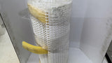 Habasit M2540 Radius Flush White Polypropylene Conveyor Belting 10' L X 25 1/2"W