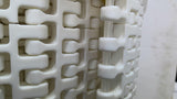 Habasit M2540 Radius Flush White Polypropylene Conveyor Belting 10' L X 25 1/2"W