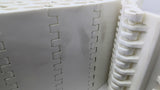 White Plastic Conveyor Belting 20' L X 6" W