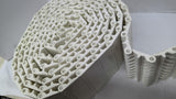 White Plastic Conveyor Belting 20' L X 6" W