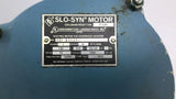 Slo-Syn F Y 830383 1HP AC Motor 72RPM Single PH 120V 50/60HZ Type 1500 Class 1