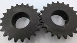 HT34B144-ET Sprocket 21 Teeth 1 1/2" Bore Lot Of 2