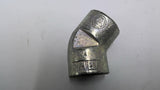 3/4" 45 Degree Elbow Pipe Fitting Lot Of 8