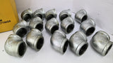 SA Brand L90 Galvanized Pipe Fittings 1 1/2" Qty 15