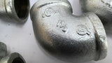 SA Brand L90 Galvanized Pipe Fittings 1 1/2" Qty 15