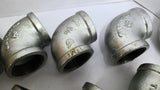 SA Brand L90 Galvanized Pipe Fittings 1 1/2" Qty 15