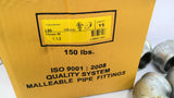 SA Brand L90 Galvanized Pipe Fittings 1 1/2" Qty 15
