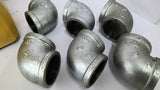 SA L90 Elbows Galvanized Pipe Fittings 2" Lot Of 6
