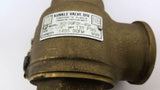 Kunkle 6010GF01-KM Pressure Relief Valve Brass 1 1/4" X 1 3/4" OAL 9 1/2" 135PSI