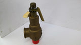 Kunkle 6010GF01-KM Pressure Relief Valve Brass 1 1/4" X 1 3/4" OAL 9 1/2" 135PSI