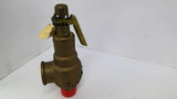 Kunkle 6010GF01-KM Pressure Relief Valve Brass 1 1/4" X 1 3/4" OAL 9 1/2" 135PSI