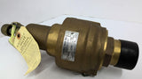 Kunkle Valve 6182HG01-KM Safety Relief Valve 1 1/2" 150pSI OAL 10 1/2"