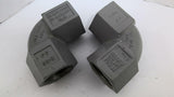 Killark FF90-3 Conduit Elbow Fitting 1 1/4" Lot Of 4