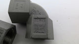 Killark FF90-3 Conduit Elbow Fitting 1 1/4" Lot Of 4