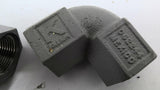 Killark FF90-3 Conduit Elbow Fitting 1 1/4" Lot Of 4