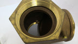 WOG 200 Brass Swing Check Valve 3"Bores Length Between Bores 5 3/4"