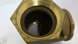 WOG 200 Brass Swing Check Valve 3"Bores Length Between Bores 5 3/4"