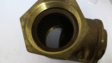 WOG 200 Brass Swing Check Valve 3"Bores Length Between Bores 5 3/4"