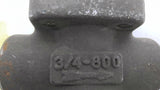 Warren FIG 852T Globe Steel Gate Valve 1975PSI Class 800LBS 3/4" Body A105N