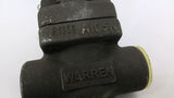 Warren FIG 852T Globe Steel Gate Valve 1975PSI Class 800LBS 3/4" Body A105N