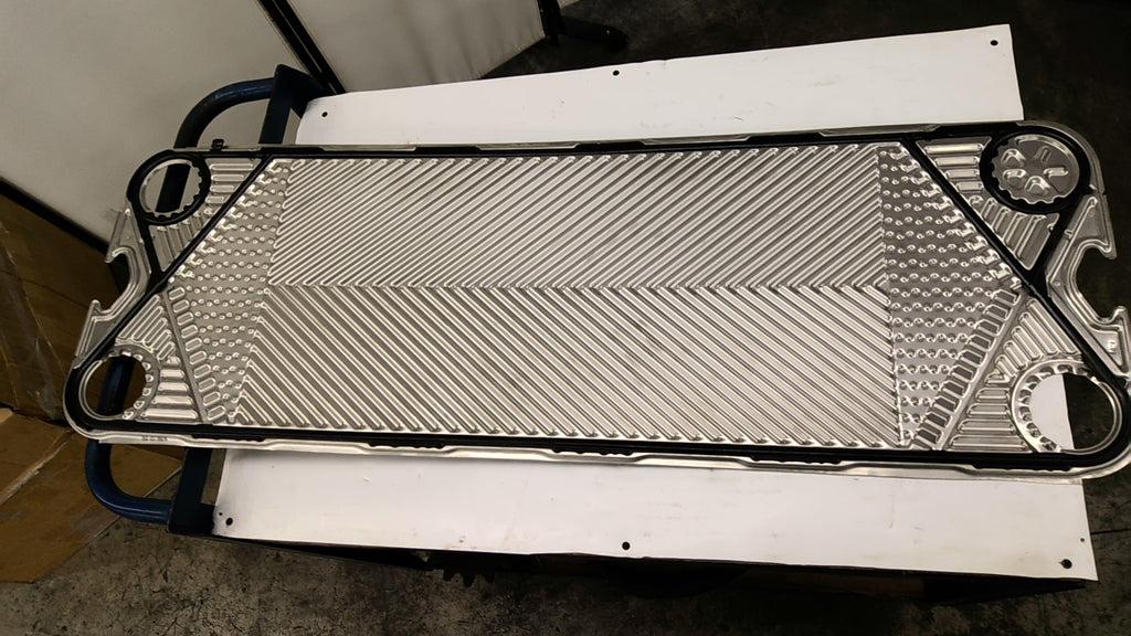 Alfa Laval M10 Heat Exchanger Plates 15.5"x 45.25" Set of 6