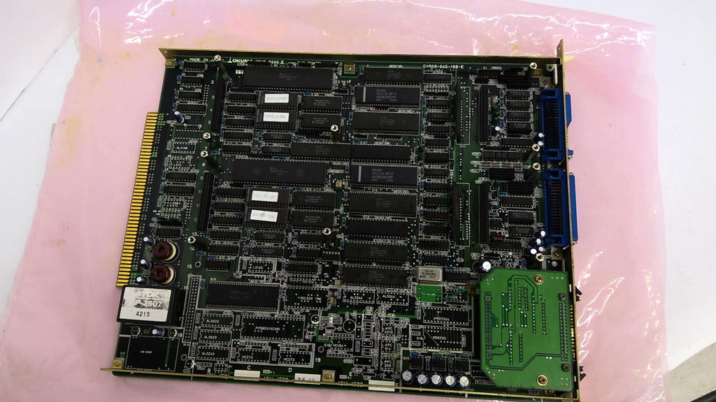 OKUMA E4809-045-109-E OPUS 5000 II SVP Board Some Nos Smeared 15" X 11 1/2"