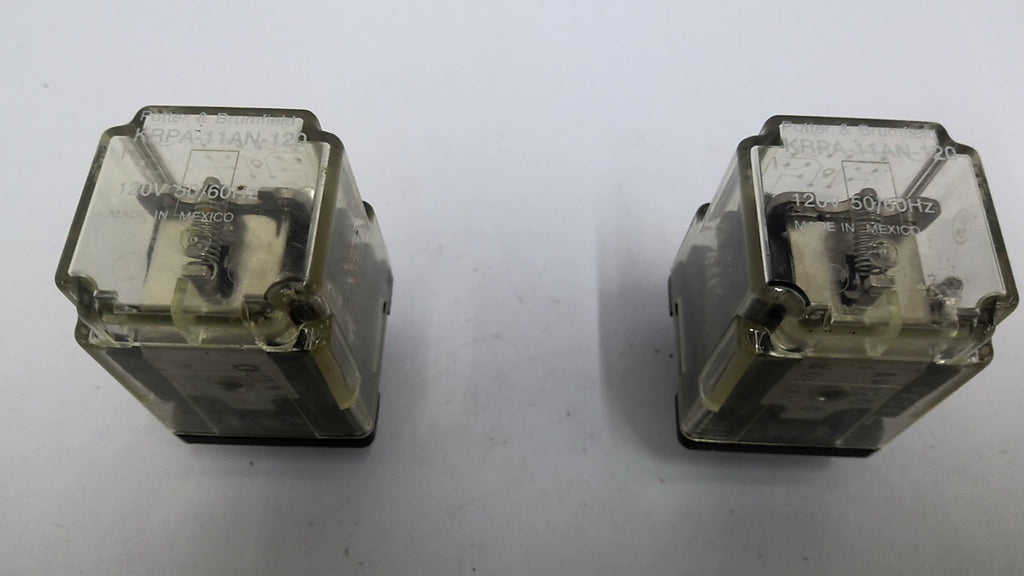 Potter Brumfield KRPA-11AN-120 Relay 120V 50/60HZ Lot Of 2