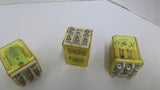 IDEC RR3B-UL Relay 7.5A 120VAC 50/60HZ 28122 lot Of 3