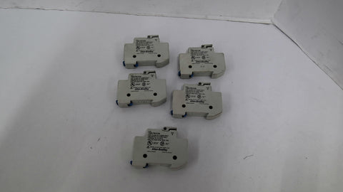 Allen Bradley 1492-FB1C30 1 Pole Fuse Holder FU3 600V 30A Lot Of 5