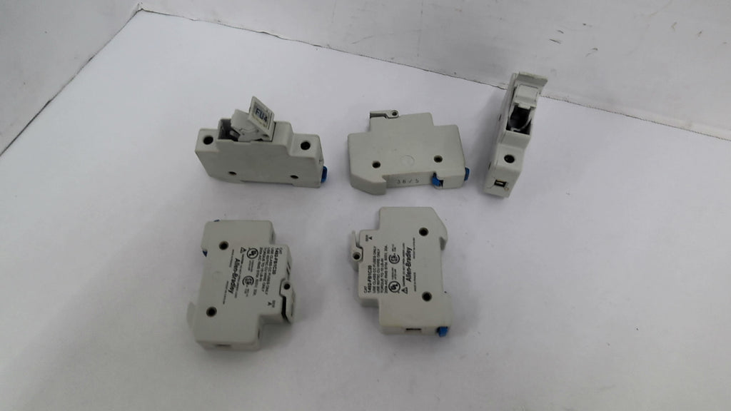 Allen Bradley 1492-FB1C30 1 Pole Fuse Holder FU4 600V 30A Lot Of 5
