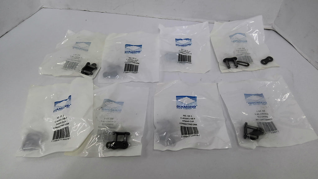 Diamond C-4550CL-08-P Spring Clip Connecting Link No. 50-1 Lot of 8