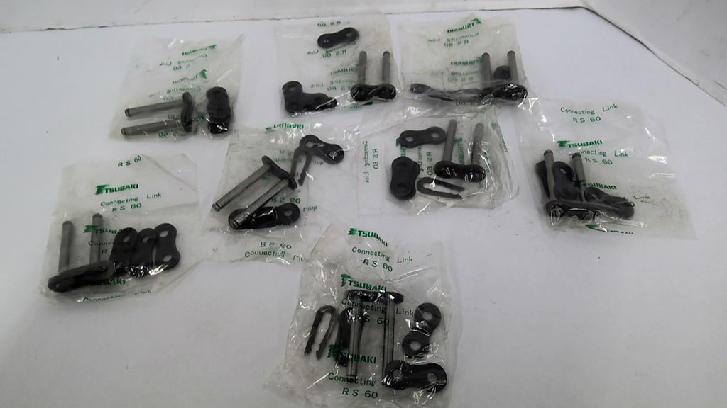 Tsubaki RS-60 Connecting Link Lot Of 8