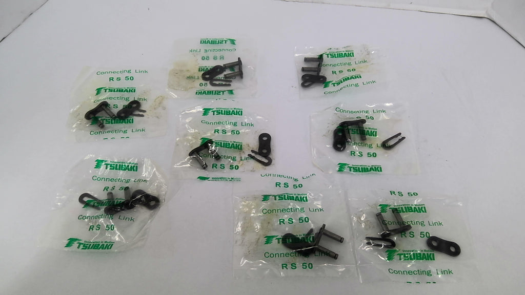Tsubaki RS-50 Connecting Link Lot Of 8