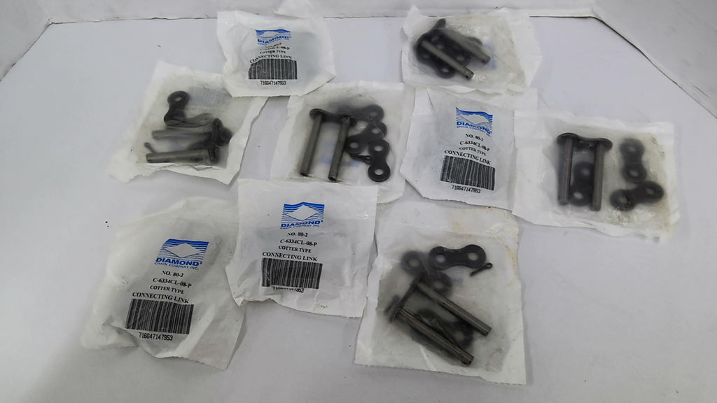Diamond C-6334CL-08-P Cotter Type Connecting Link Lot Of 9