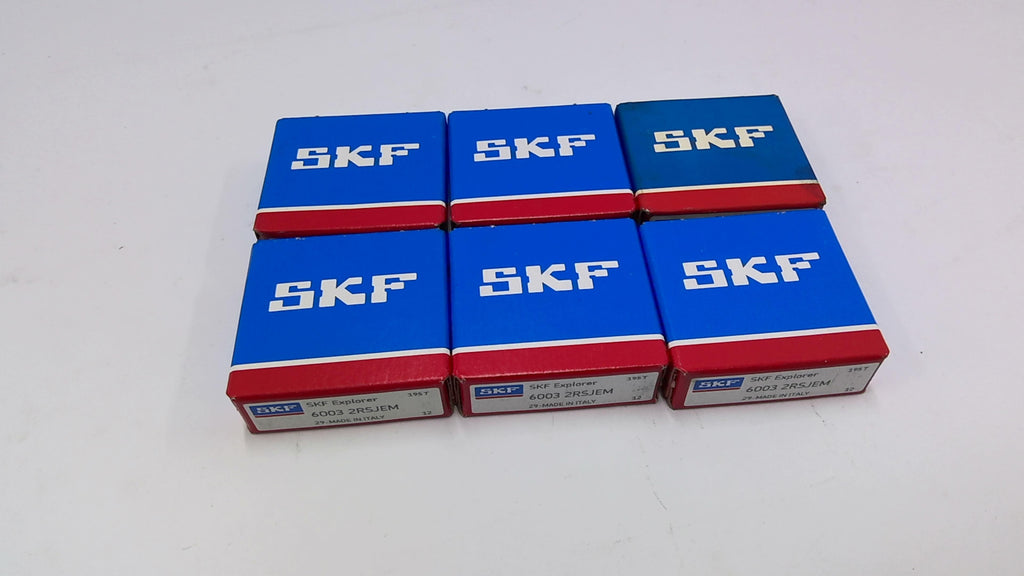SKF 6003 2RSJEM Ball Bearing Lot Of 6